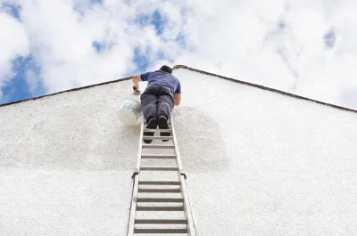 Peinture extérieure à Domfront en Poiraie — façades et ravalement